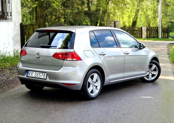 Volkswagen Golf cena 42800 przebieg: 158000, rok produkcji 2013 z Kraków małe 742
